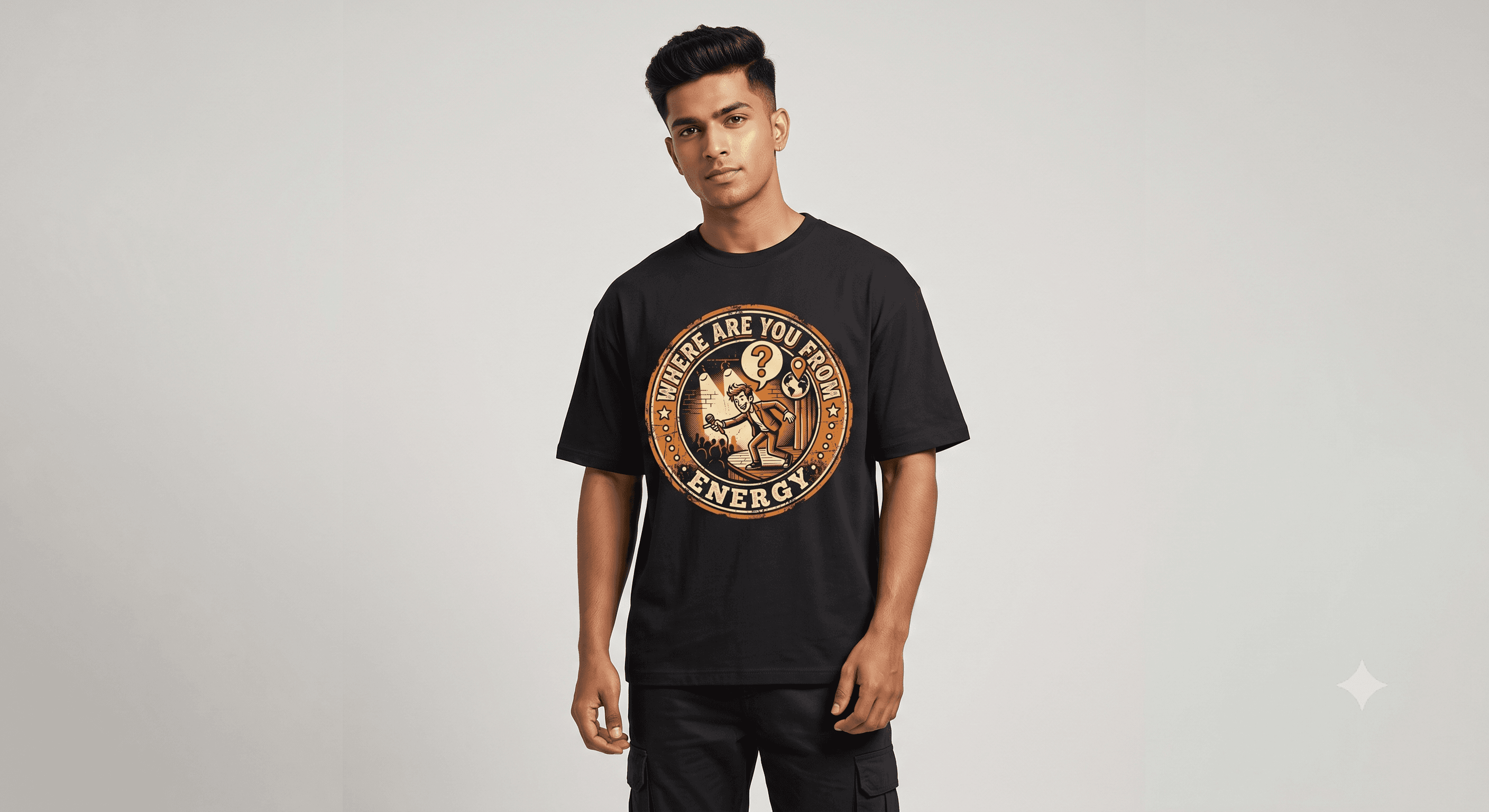 Where Are You From Energy — Black — On Model (real)